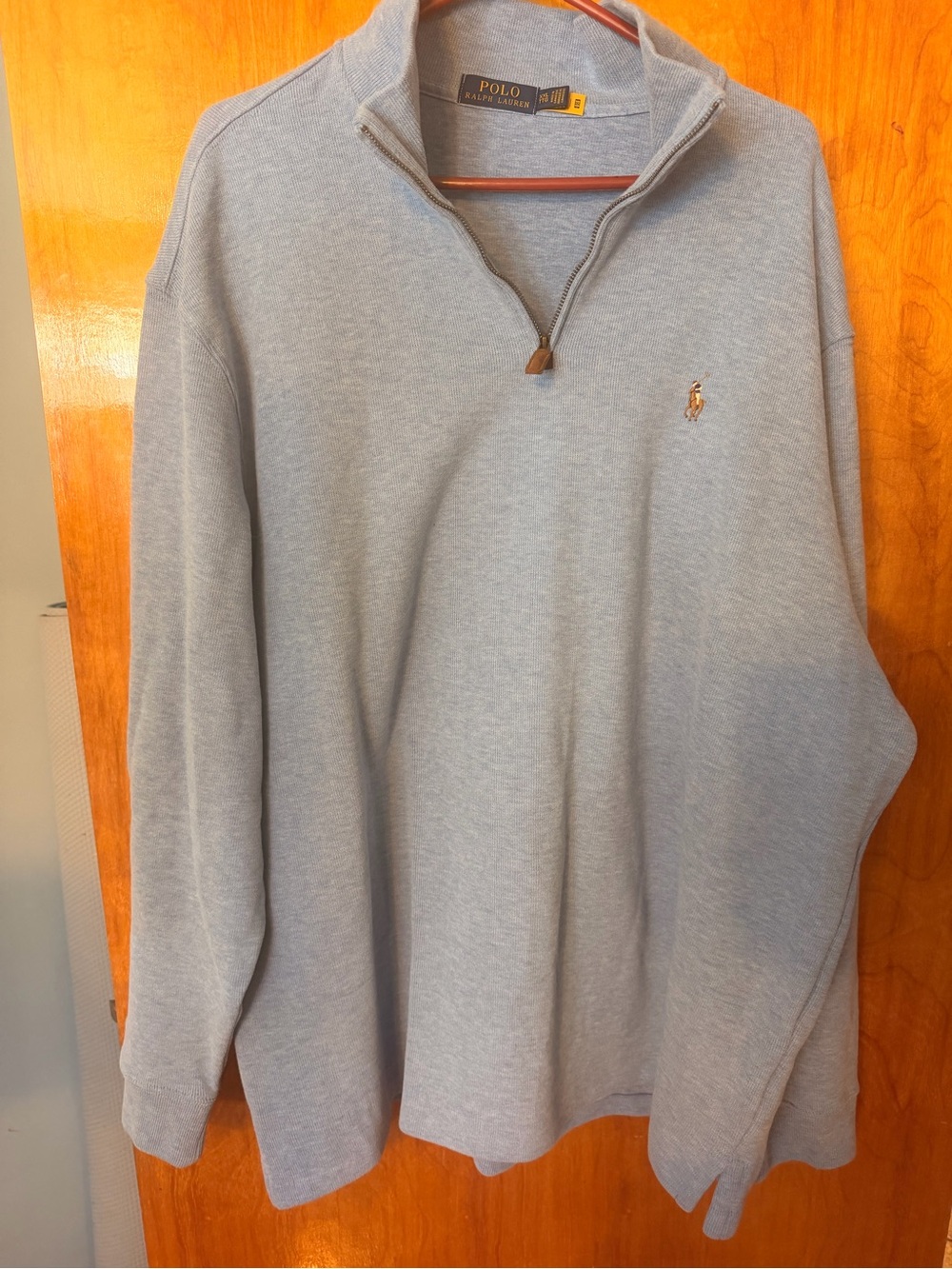 Ralph Lauren Light Blue Half-Zip Sweater